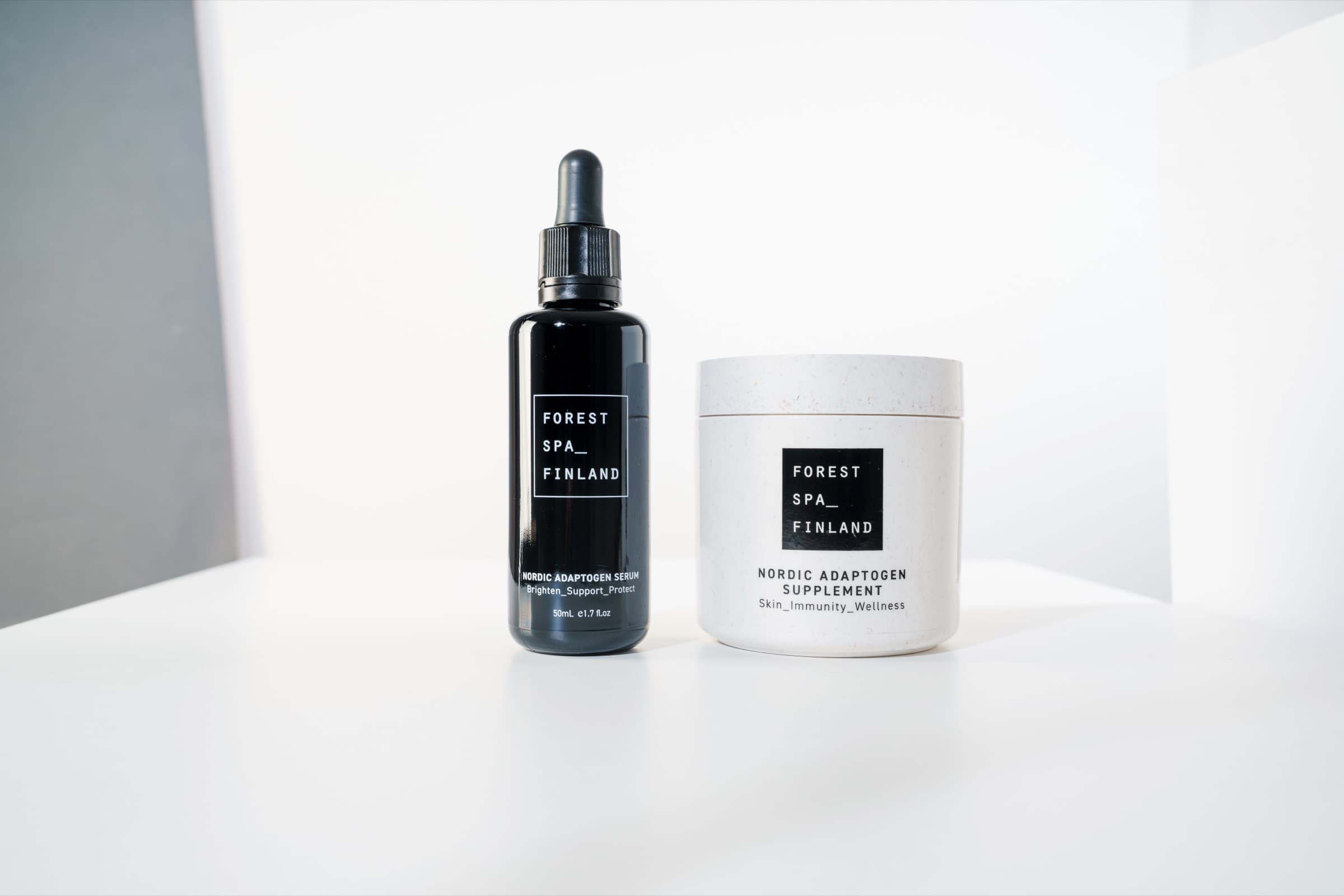 Forest Spa Finland — Nordic Adaptogen Serum and Supplement duo